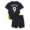 Manchester City Erling Haaland #9 Bortedraktsett Barn 2024-25 Kortermet (+ korte bukser)